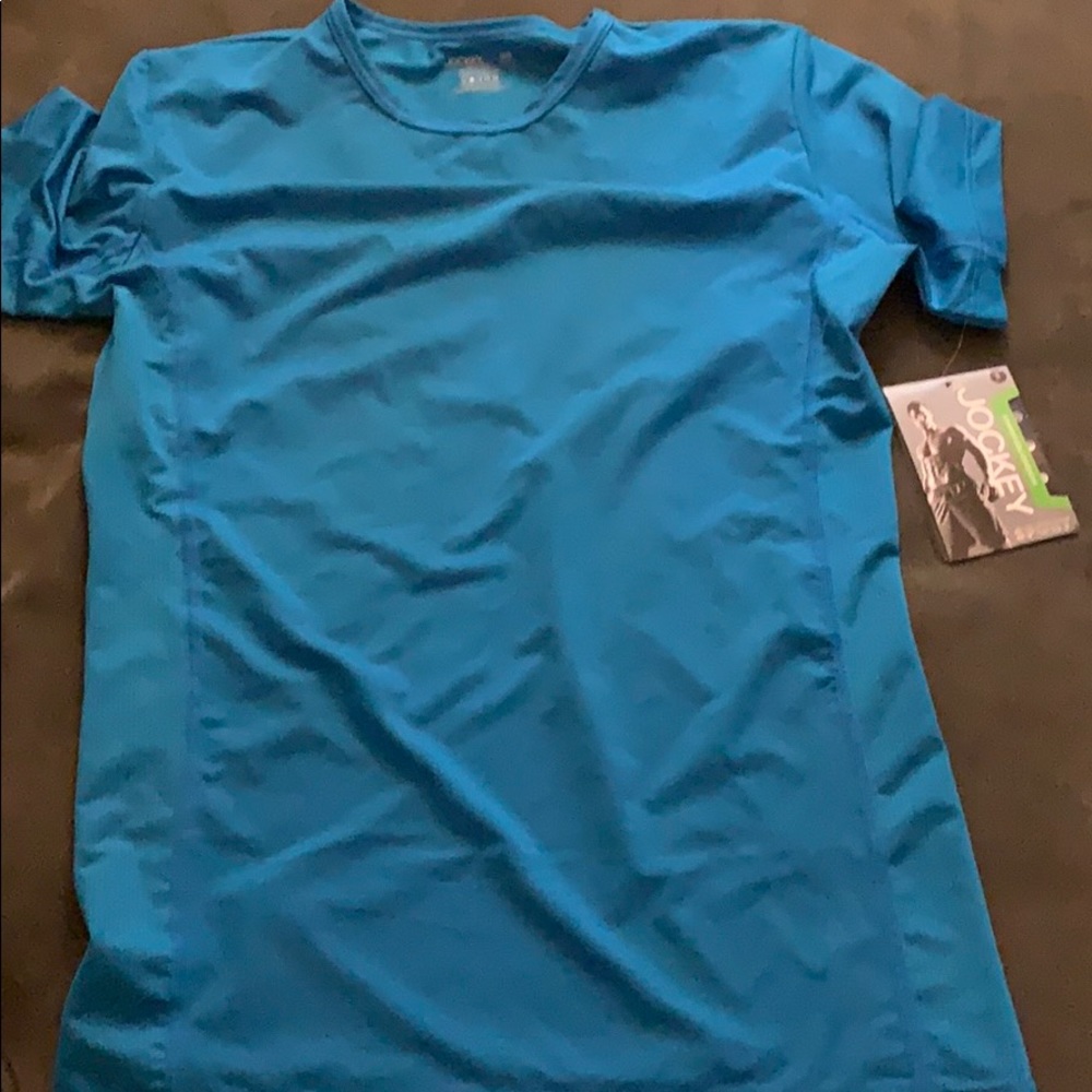 Jockey sport crew neck t shirt size small